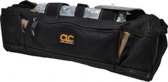 CLC - 23 Pocket Black Polyester Tool Bag - 16" Wide x 8" Deep x 11" High - USA Tool & Supply