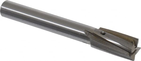 Value Collection - 5/8" Diam, 1/2" Shank, Diam, 4 Flutes, Straight Shank, Interchangeable Pilot Counterbore - USA Tool & Supply