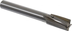 Value Collection - 5/8" Diam, 1/2" Shank, Diam, 4 Flutes, Straight Shank, Interchangeable Pilot Counterbore - USA Tool & Supply