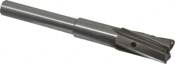 Value Collection - 3/4" Diam, 1/2" Shank, Diam, 4 Flutes, Straight Shank, Interchangeable Pilot Counterbore - USA Tool & Supply