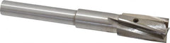 Value Collection - 25/32" Diam, 1/2" Shank, Diam, 4 Flutes, Straight Shank, Interchangeable Pilot Counterbore - USA Tool & Supply