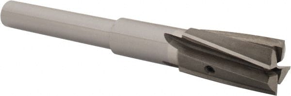 Value Collection - 13/16" Diam, 1/2" Shank, Diam, 4 Flutes, Straight Shank, Interchangeable Pilot Counterbore - USA Tool & Supply