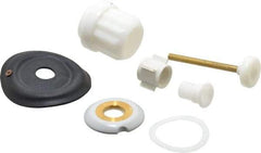 Made in USA - Toilet Flush Valve Repair Kit - For Use With Coyne and Delaney, Contain Relief Valve, Bushing, Auxiliary Valve Retainer with Seal, Diaphragm, Guides, Choke Ring, Main Seat, Friction Ring - USA Tool & Supply