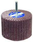 3 x 2 x 1/4" - 120 Grit - Aluminum Oxide - Non-Woven Flap Wheel - USA Tool & Supply