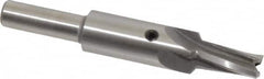 Value Collection - 1/4" Diam, 1/4" Shank, Diam, 4 Flutes, Straight Shank, Interchangeable Pilot Counterbore - USA Tool & Supply