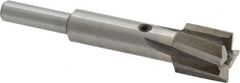 Value Collection - 9/16" Diam, 1/4" Shank, Diam, 4 Flutes, Straight Shank, Interchangeable Pilot Counterbore - USA Tool & Supply