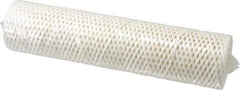 Parker - 2-1/2" OD, 25µ, Rayon String-Wound Cartridge Filter - 10" Long - USA Tool & Supply