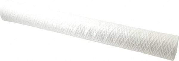 Parker - 2-1/2" OD, 5µ, Polyester String-Wound Cartridge Filter - 20" Long - USA Tool & Supply