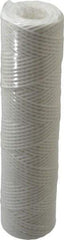 Parker - 2-1/2" OD, 10µ, Polyester String-Wound Cartridge Filter - 10" Long - USA Tool & Supply