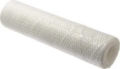 Parker - 2-1/2" OD, 25µ, Polyester String-Wound Cartridge Filter - 10" Long - USA Tool & Supply