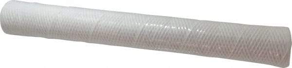 Parker - 2-1/2" OD, 25µ, Polyester String-Wound Cartridge Filter - 20" Long - USA Tool & Supply