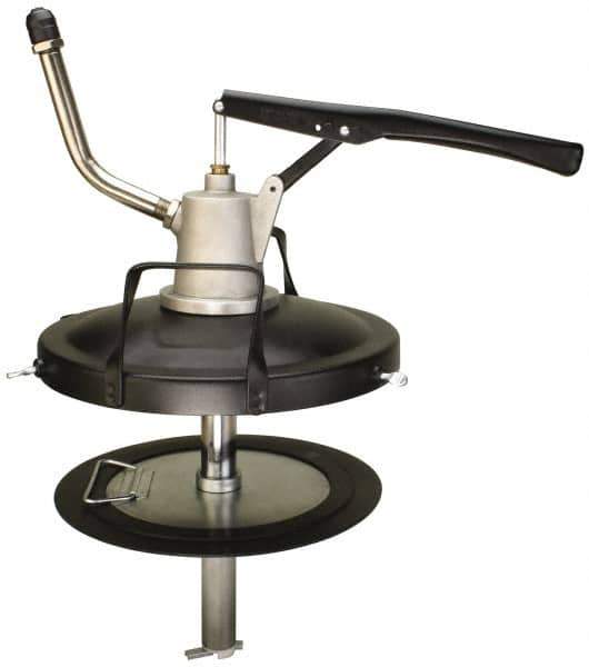 PRO-LUBE - Grease Lubrication 54 Gal/Stroke Flow Aluminum & Steel Lever Hand Pump - For 25 to 50 Lb & 5 Gal Container - USA Tool & Supply