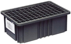 Quantum Storage - 8" Wide x 2" High, Clear Bin Label Holder - Use with Quantum Storage Systems - DG 91035CON, DG 92035CON, DG 93030CON - USA Tool & Supply