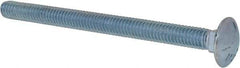 Value Collection - 5/16-18 UNC 4" Length Under Head, Standard Square Neck, Carriage Bolt - Grade 5 Steel, Zinc-Plated Finish - USA Tool & Supply