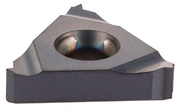 Iscar - 16ER External Right Hand 24 UN Laydown Threading Insert - Grade IC908, TiAlN Coated Carbide, 9.53mm Inscribed Circle - USA Tool & Supply