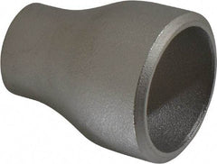 Merit Brass - 1-1/4 x 3/4" Grade 304L Stainless Steel Pipe Concentric Reducer - Butt Weld x Butt Weld End Connections - USA Tool & Supply