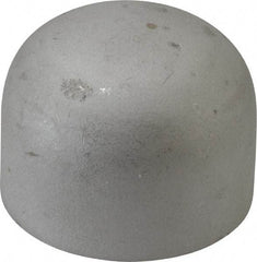 Merit Brass - 1-1/2" Grade 304L Stainless Steel Pipe End Cap - Butt Weld End Connections - USA Tool & Supply