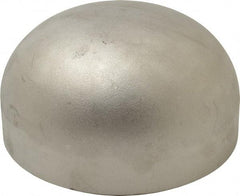 Merit Brass - 4" Grade 304L Stainless Steel Pipe End Cap - Butt Weld End Connections - USA Tool & Supply