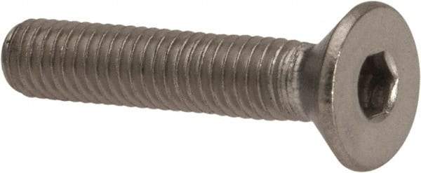 Value Collection - #10-32 UNF Hex Socket Drive, 82° Flat Screw - Grade 316 Stainless Steel, 1" OAL - USA Tool & Supply