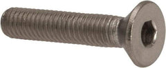 Value Collection - #10-32 UNF Hex Socket Drive, 82° Flat Screw - Grade 316 Stainless Steel, 1" OAL - USA Tool & Supply