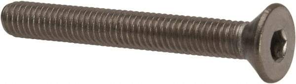 Value Collection - #10-32 UNF Hex Socket Drive, 82° Flat Screw - Grade 316 Stainless Steel, 1-1/2" OAL - USA Tool & Supply