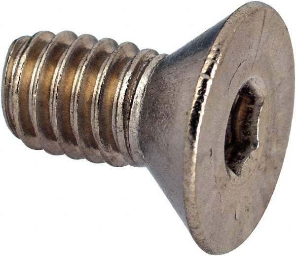 Value Collection - 5/16-18 UNC Hex Socket Drive, 82° Flat Screw - Grade 316 Stainless Steel, 5/8" OAL - USA Tool & Supply