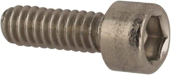 Value Collection - #2-56 UNC Hex Socket Drive, Socket Cap Screw - Grade 316 Stainless Steel, 1/4" Length Under Head - USA Tool & Supply