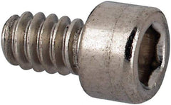 Value Collection - #4-40 UNC Hex Socket Drive, Socket Cap Screw - Grade 316 Stainless Steel, 3/16" Length Under Head - USA Tool & Supply