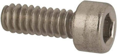 Value Collection - #4-40 UNC Hex Socket Drive, Socket Cap Screw - Grade 316 Stainless Steel, 5/16" Length Under Head - USA Tool & Supply