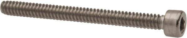 Value Collection - #6-32 UNC Hex Socket Drive, Socket Cap Screw - Grade 316 Stainless Steel, 1-1/2" Length Under Head - USA Tool & Supply