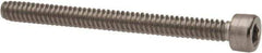 Value Collection - #6-32 UNC Hex Socket Drive, Socket Cap Screw - Grade 316 Stainless Steel, 1-1/2" Length Under Head - USA Tool & Supply