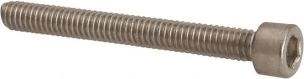 Value Collection - #8-32 UNC Hex Socket Drive, Socket Cap Screw - Grade 316 Stainless Steel, 1-1/2" Length Under Head - USA Tool & Supply
