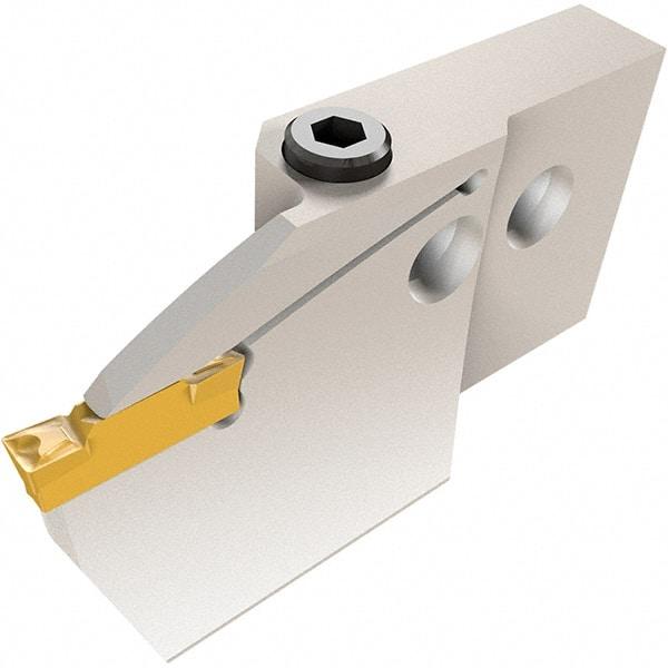 Iscar - 3mm Groove Width, 6mm Max Depth of Cut, Right Hand Cut, HGAE Indexable Grooving Blade - Series Heliface - USA Tool & Supply