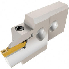 Iscar - 3" Groove Width, 9mm Max Depth of Cut, Left Hand Cut, HGAE Indexable Grooving Blade - HGPL Insert Style, Series Heliface - USA Tool & Supply