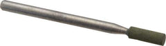 Cratex - 1/8" Max Diam x 3/8" Thick, Shape Code W145, Rubberized Point - Fine Grade, Aluminum Oxide - USA Tool & Supply