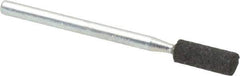 Cratex - 3/16" Max Diam x 1/2" Thick, Shape Code W154, Rubberized Point - Medium Grade, Aluminum Oxide - USA Tool & Supply