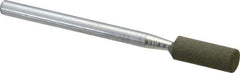 Cratex - 3/16" Max Diam x 1/2" Thick, Shape Code W154, Rubberized Point - Fine Grade, Aluminum Oxide - USA Tool & Supply