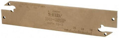 Iscar - 1.2598" Blade Height, 0.0945" Blade Width, 5.9055" OAL, Neutral Cut, Double End Indexable Cut-Off Blade - DGFH Blade - USA Tool & Supply