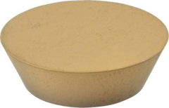 Kennametal - RFHN53 Grade KC725M Carbide Milling Insert - TiN/TiCN/TiN Finish, 3/16" Thick, 5/8" Inscribed Circle - USA Tool & Supply