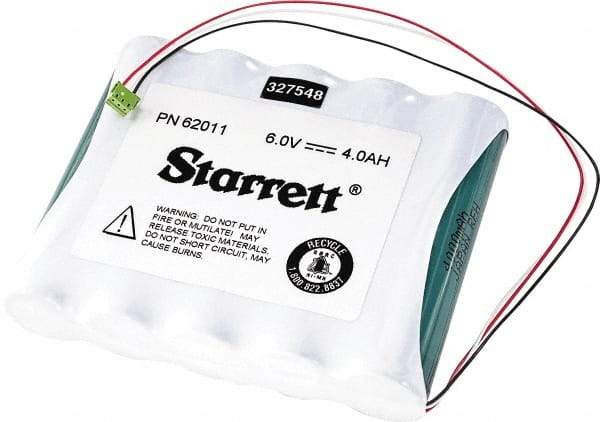 Starrett - Height Gage NiMH Battery - For Use with Altissimo Electronic Height Gages - USA Tool & Supply