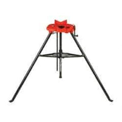 Value Collection - 1/8" to 6" Pipe Capacity, Portable Tristand Chain Vise - USA Tool & Supply