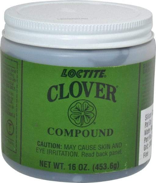 Loctite - 1 Lb Water Soluble Compound - Compound Grade Extra Fine, 280 Grit, Black & Gray, Use on General Purpose - USA Tool & Supply