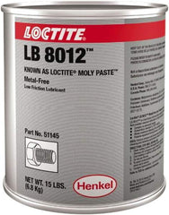 Loctite - 15 Lb Can General Purpose Anti-Seize Lubricant - Molybdenum Disulfide, 750°F, Black - USA Tool & Supply