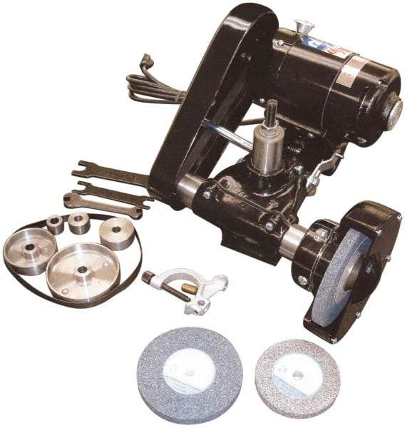 Dumore - Interchangeable, Internal and External Spindle, Tool Post Grinder - 1/2, 1/2 hp, 120 Volts, 1-7/8 Inch Spindle Hole Diameter - USA Tool & Supply