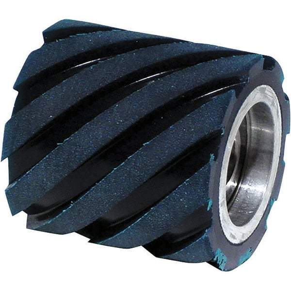 Dynabrade - 2" Diam x 2" Wide Contact Wheel Assembly - 1/2" Arbor Hole, Standard, 70 Duro Urethane Face - USA Tool & Supply
