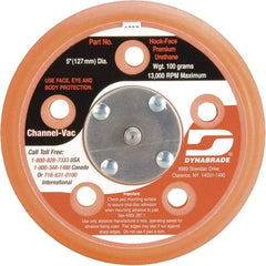 Dynabrade - 5" Diam Disc Backing Vacuum Replacement Pad - Soft Density, 12,000 RPM - USA Tool & Supply