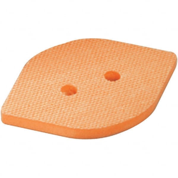 Dynabrade - 2-3/8" Wide, 3-3/4" Long, Tear Drop, Hook & Loop Face Conversion Backing Pad - USA Tool & Supply