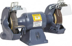 Baldor - 10" Wheel Diam x 1" Wheel Width, 1-1/2 hp Grinder - 7/8" Arbor Hole Diam, 3 Phase, 1,800 Max RPM, 208/230/460 Volts - USA Tool & Supply