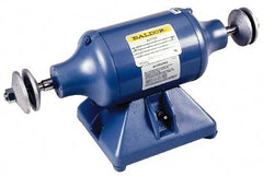 Baldor - 10" Wheel Diam x 1-1/4" Wheel Width, 1-1/2 hp Buffer - 7/8" Arbor Hole Diam, 3 Phase, 1,800 Max RPM, 208/230/460 Volts - USA Tool & Supply