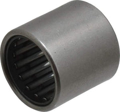 IKO - 0.63" Bore Diam, 2,950 Lb. Dynamic Capacity, 16 x 22 x 22mm, Caged, Open End, Shell Needle Roller Bearing - 0.866" Outside Diam, 0.866" Wide - USA Tool & Supply